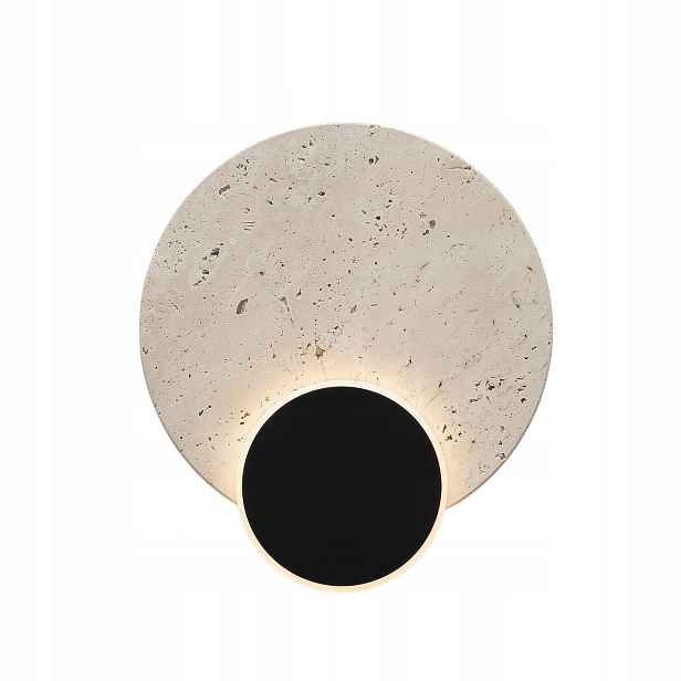 Nástěnná lampa Travertino Černá Led 10 W IP44 MaxLight