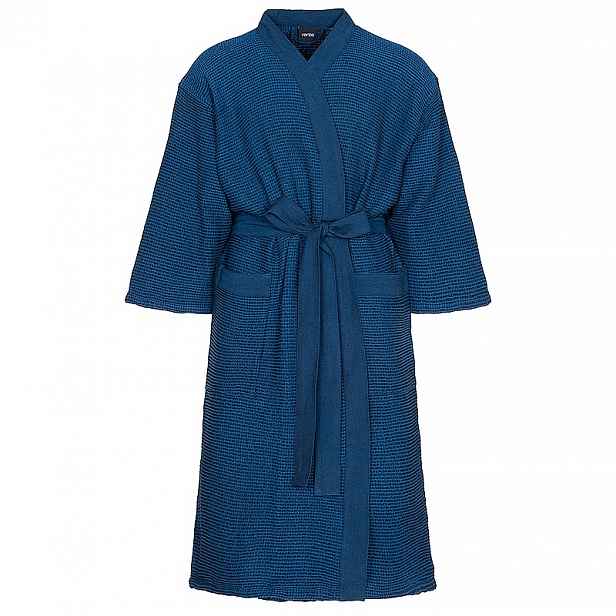 Saunový župan Rento Kenno L/XL Tmavě Modrý Měkký, stylový z Finska