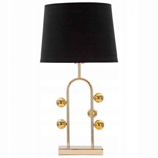 Stolní lampa se zlatými kuličkami Bubble