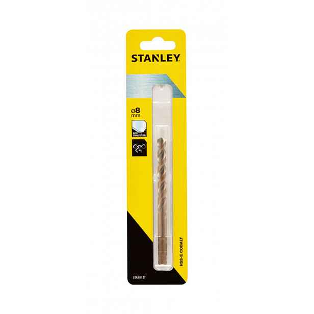 Stanley - Vrták do kovu HSS-E, průměr 8,0 mm STA50127-QZ