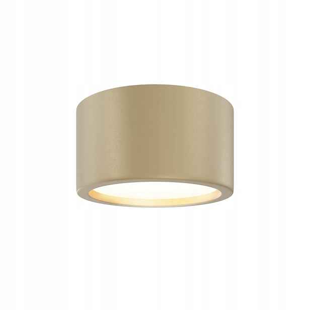 Stropní bod matný zlatý kulatý Ø17 cm pro Led koupelnu 3000K IP44 Maytoni