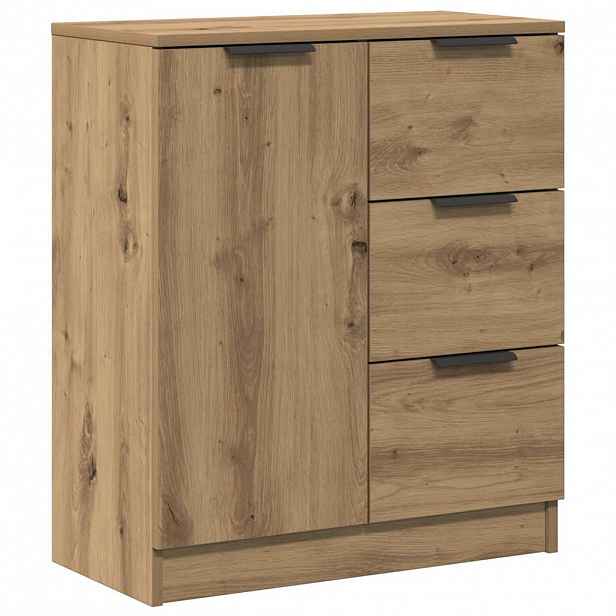 vidaXL Příborník dub artisan 60 x 30 x 70 cm kompozitní dřevo