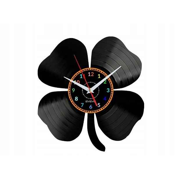 Jetel Dárek Originální dekorace do domu Hodiny z vinylové desky