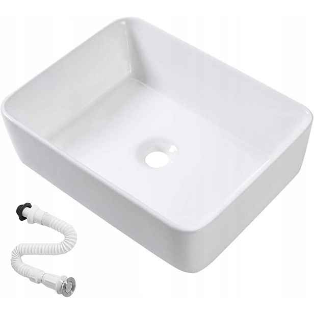 Keramické Koupelnové Umyvadlo Magic Selett, Moderní, 8001 47 X 36 X 13 CM