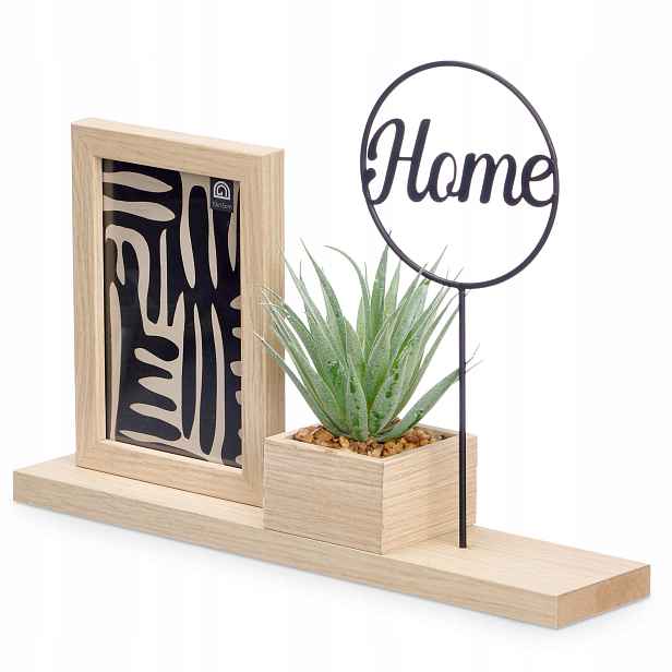 Rámeček Na Fotografii Dekorativní Béžový Mdf Home 33 X 24 X 7 CM