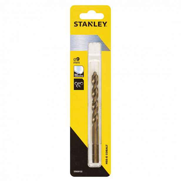 Stanley - Vrták do kovu HSS-E, průměr 9,0 mm STA50132-QZ