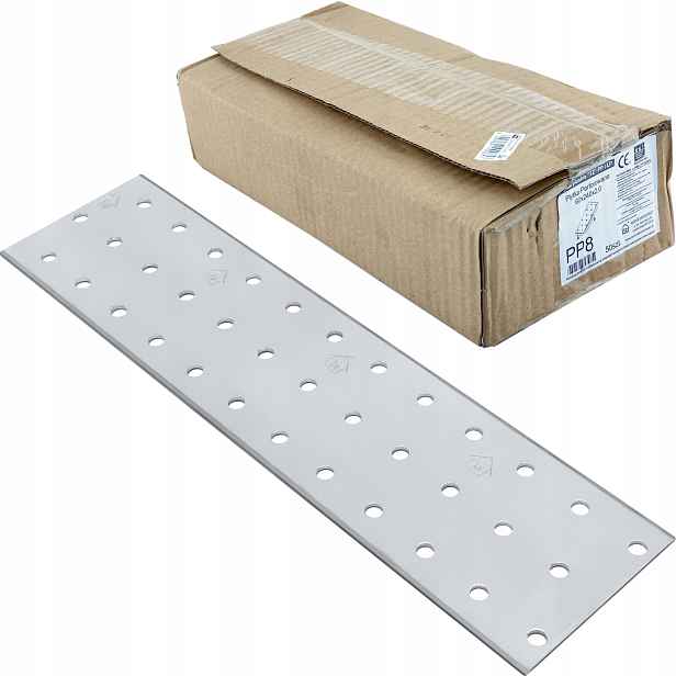 Plochá spojka Perforovaná deska PP8 60x240 50 Ks