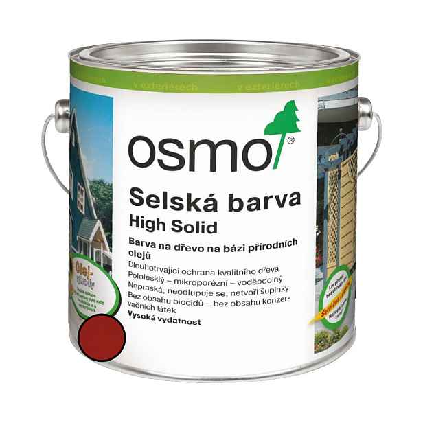 Nátěr venkovní Osmo 2308 Selská barva nordicky červ. 2,5 l