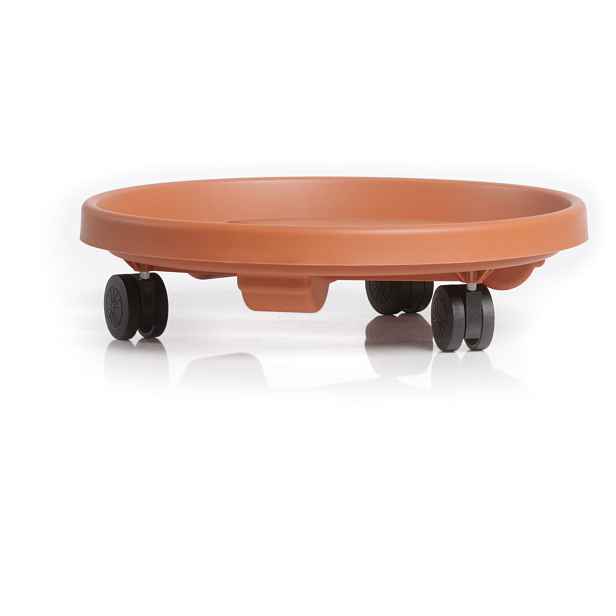 Prosperplast Miska pod květináče s kolečky RONDOS 30,5 cm odstín terakota