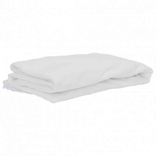 vidaXL Chránič matrace bílý 140 x 220 cm nepropustný