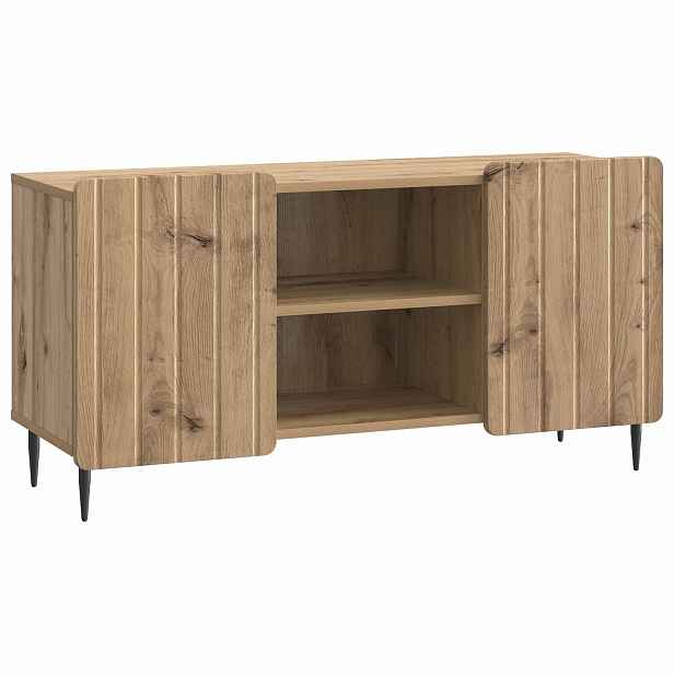 vidaXL Televizní skříň 102 x 34,5 x 52 cm Dub artisan Kompozitní dřevo