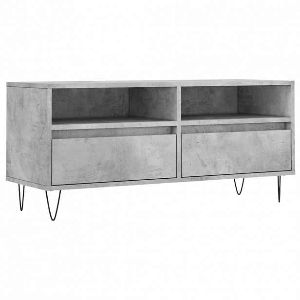 vidaXL TV skříňka betonově šedá 100 x 34,5 x 44,5 cm kompozitní dřevo