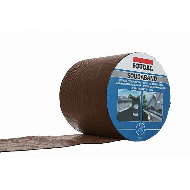 Bitumenová těsnící páska Soudal 300 mm 10 m hnědá Najder
