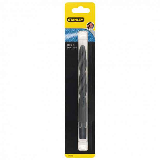 Stanley - Vrták do kovu HSS-R, s redukovanou stopkou, průměr 15,0 mm STA50160-QZ