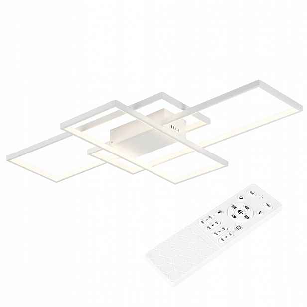 závěsné stropní svítidlo Led lustr Stropní Svítidlo 130W Regulace 3000-6500K Dálkový Ovladač