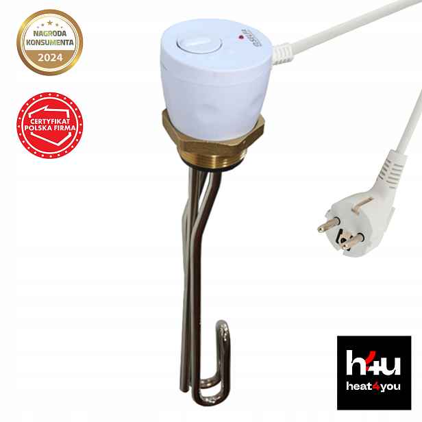 Izolovaný ohřívač vody pro bojler o výkonu 3,0 kW 6/4“ Selfa