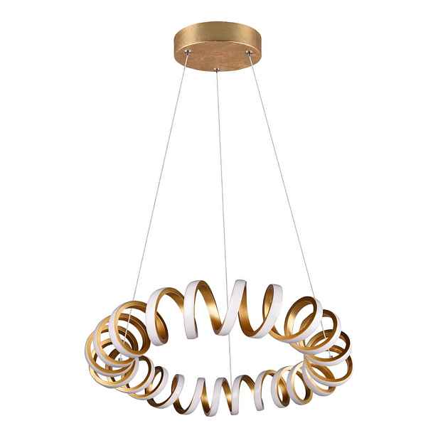 LED závěsné svítidlo ve zlaté barvě ø 55 cm Curl – Trio