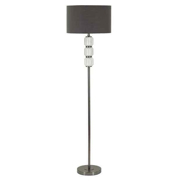 Mauro Ferretti Stojací lampa Bright 163 cm šedá/bílá