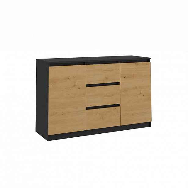RAUMHIRSCH FURNITURE KOMODA Anthrazit, Artisan 120/75/40