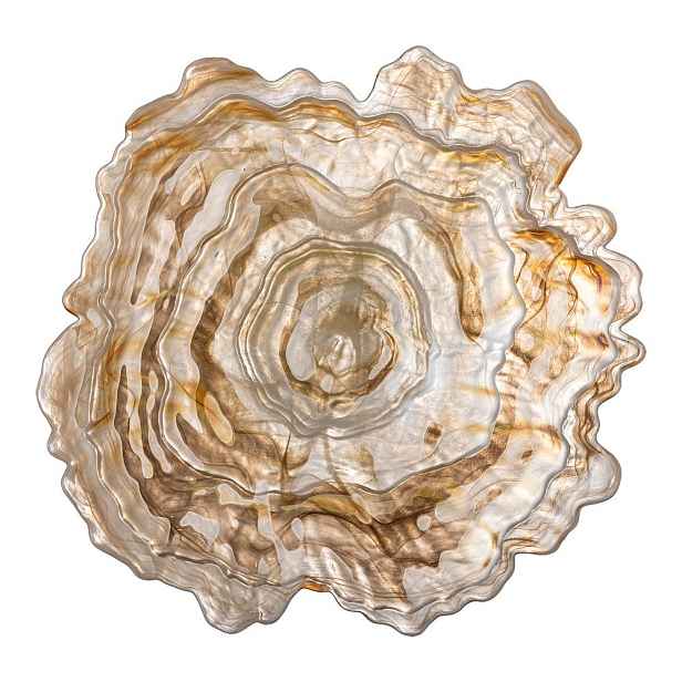 Béžová skleněná mísa ø 38,5 cm Asimi – Bloomingville
