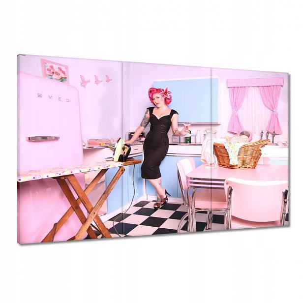 Obrazy 120x80 Vintage Žena Holka