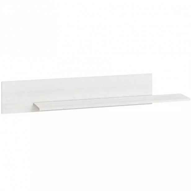 Polička Blanco 138 cm, borovice sněžná