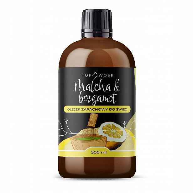 Vonný olej do svíček Matcha and Bergamot 500 ml vůně do vosku