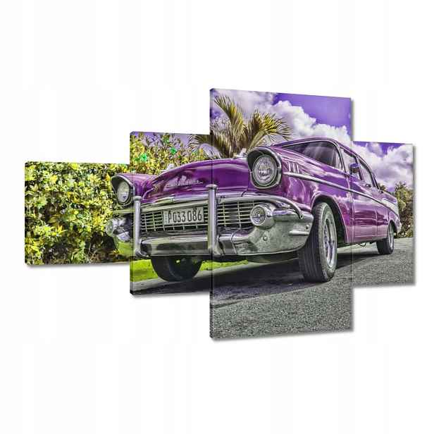 Obrazy 130x80 Fialový Chevrolet