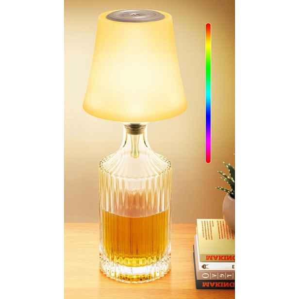 Akumulátorová Led lampa, láhev se 7 režimy provozu, plynulé stmívání