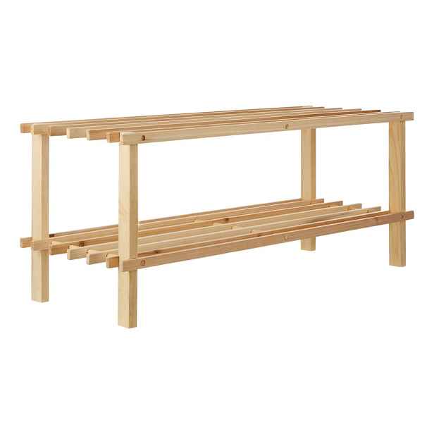 Botník z jedlového dřeva ve světle přírodní barvě 74x30x27 cm Parker – Premier Housewares