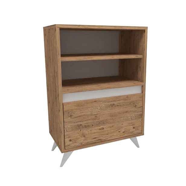 Casarredo Skříňka na boty VOLOS - borovice/bílá