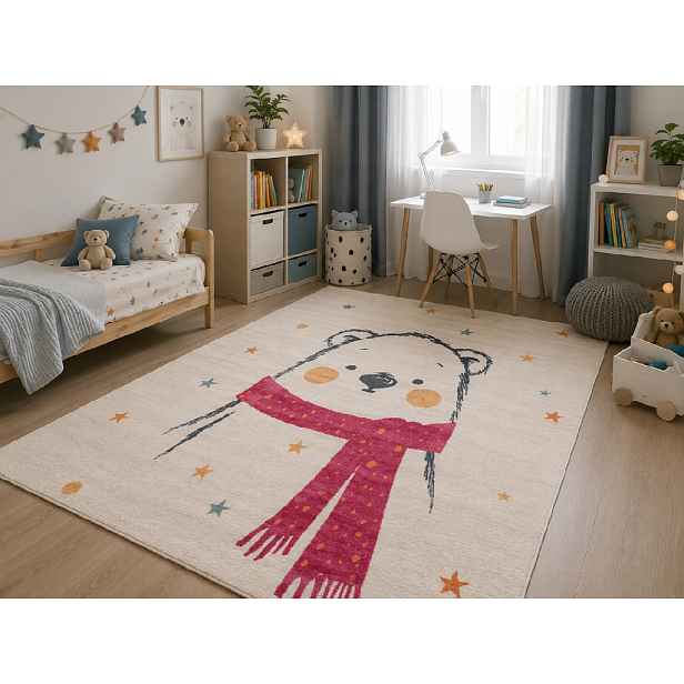 ArtTapi Koberec LILA H185A | white fuchsia 160 x 230 cm