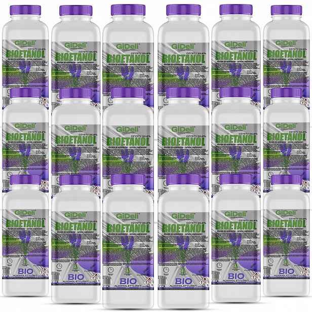 Bioetanol do krbu 18 x 1L vůně levandule biopalivo