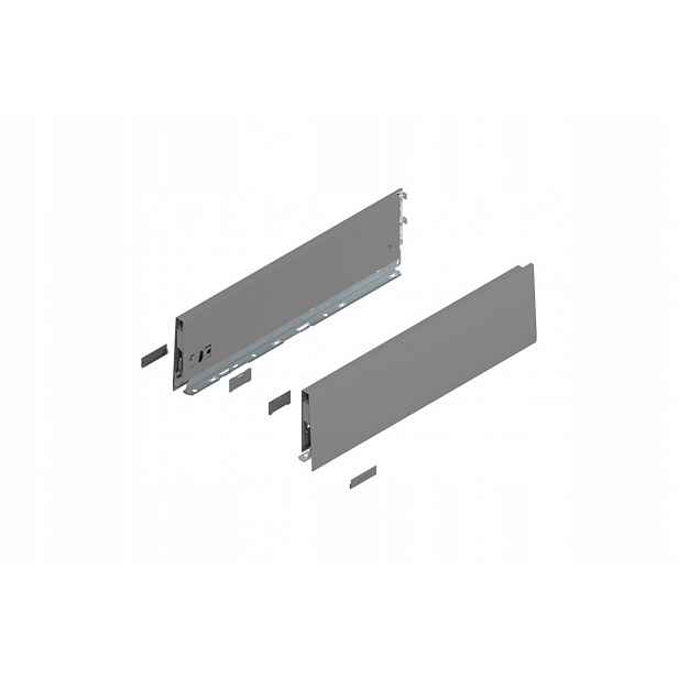 Blum 470K4502S Bok Merivobox, výška K (129 mm) 450 mm, šedá matná barva