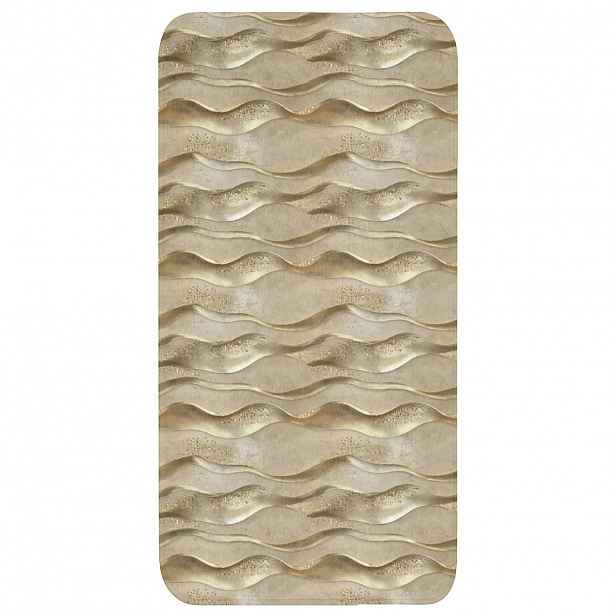 OnlyWow KOUPELNOVÁ PŘEDLOŽKA Vlny - vzor - zlaté 60x120 cm