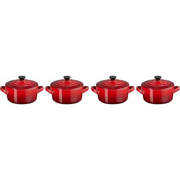 Le Creuset Mini Cocotte 4KS 200 ML Kamenina Třešeň Elegantní