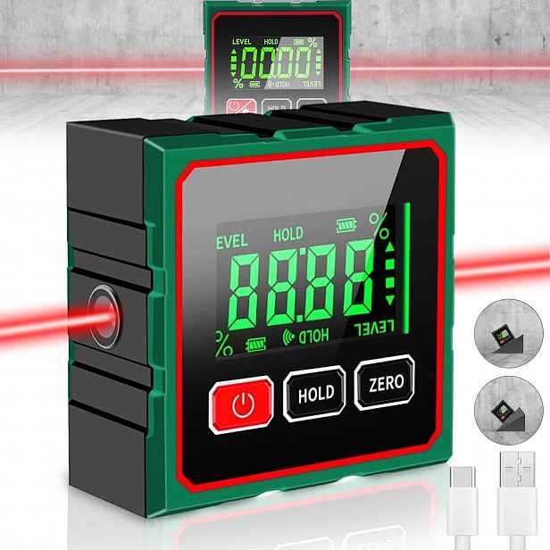 Digitální Úhloměr LCD 360° Magnetický Usb