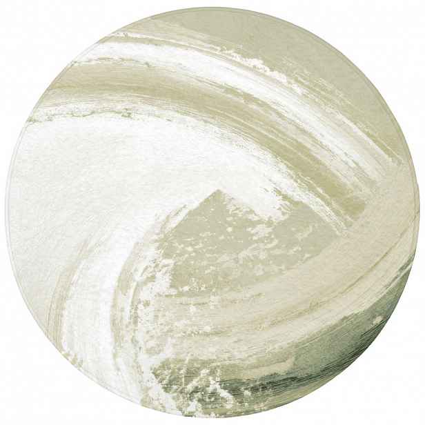 OnlyWow KOUPELNOVÁ PŘEDLOŽKA Abstraktní - Tahy štětcem - Vlny - Zelená 70x70 cm