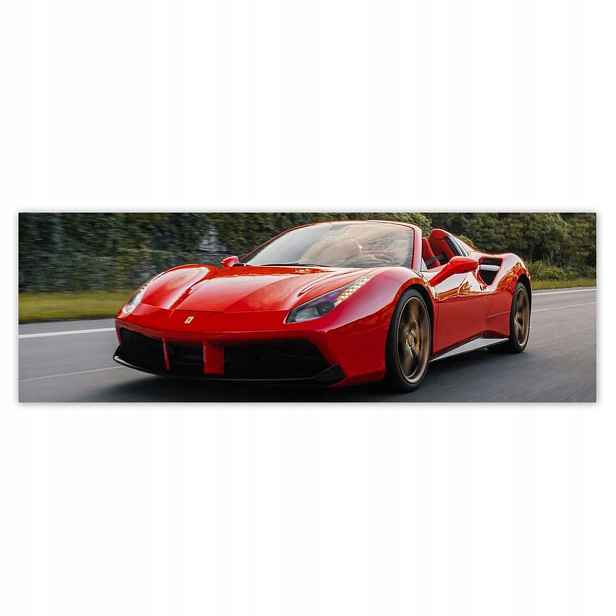 Plakáty 200x66 Červené Ferrari Cesta
