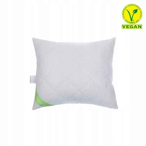 Poldaun Polštář Bamboo Prošívaná 70x80 Vegan Bílý