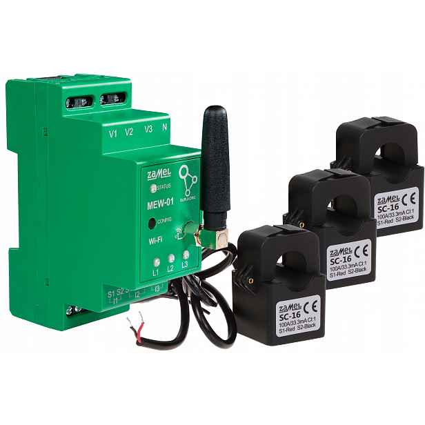 Monitor Elektrické Energie MEW-01 Třífázový Zamel