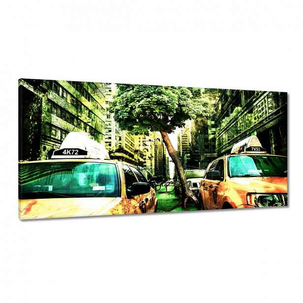 Obrazy 120x60 Zelený New York