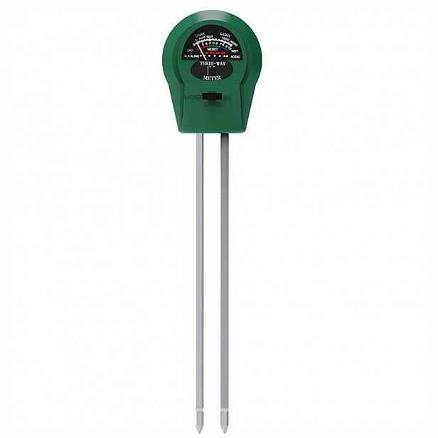 TEMU 1 sada, 3 v 1 metr ph půdy Monitor vlhkosti Detektor kyselosti Tester půdy Venkovní květiny Garden Instrument Tool