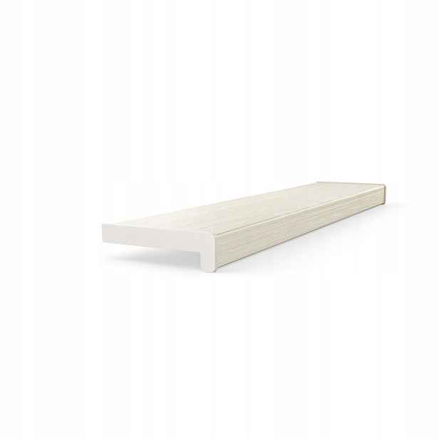 Vnitřní komorový parapet z Pvc, záslepky, šířka 35 cm, délka 90 cm, Skandinávský