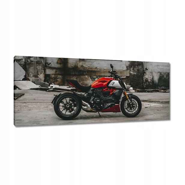 Obrazy 100x40 Červené Ducati Motocykl