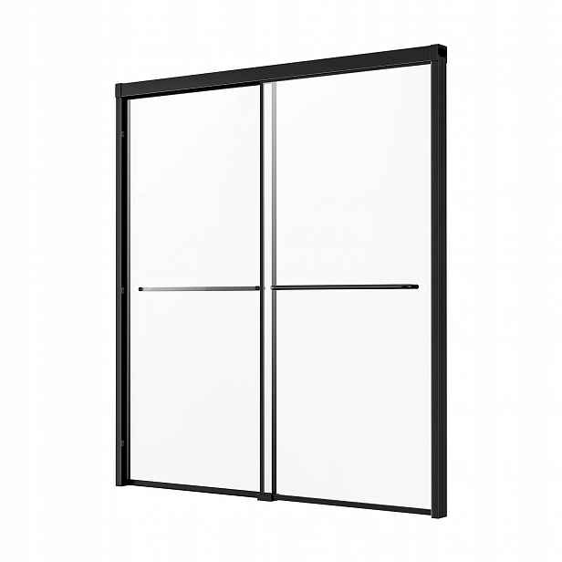 Sprchové dveře 150-180 cm, posuvné s polobezokrajovým okrajem, 60 cm, vanové