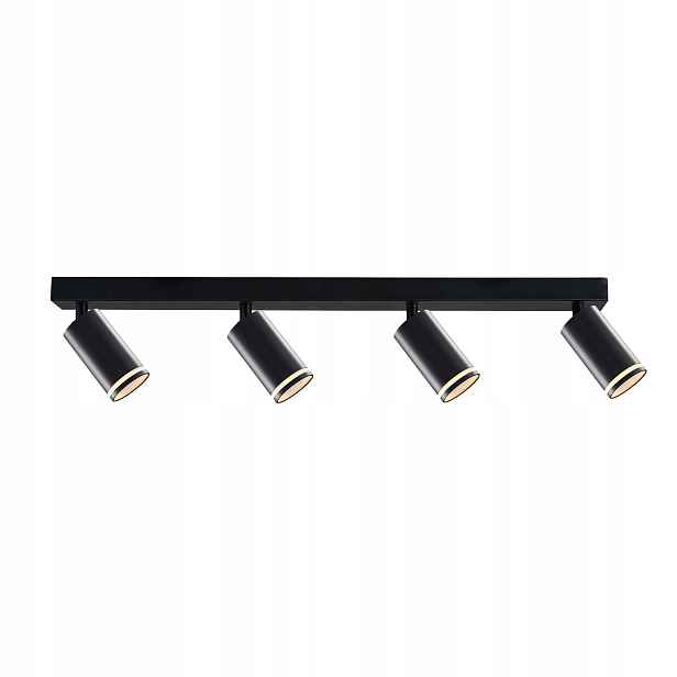 Stropní nástěnná lampa Paris 4xGU10 černá
