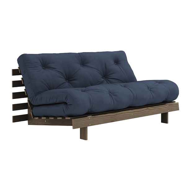 Tmavě modrá rozkládací pohovka 160 cm Roots – Karup Design