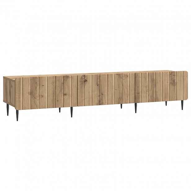 vidaXL Televizní skříň 147 x 34,5 x 32 cm Dub artisan Kompozitní dřevo