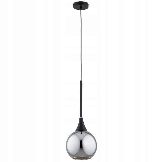 Alfa Lariko závěsná lampa černá se zlatým akcentem 1xE27 15W